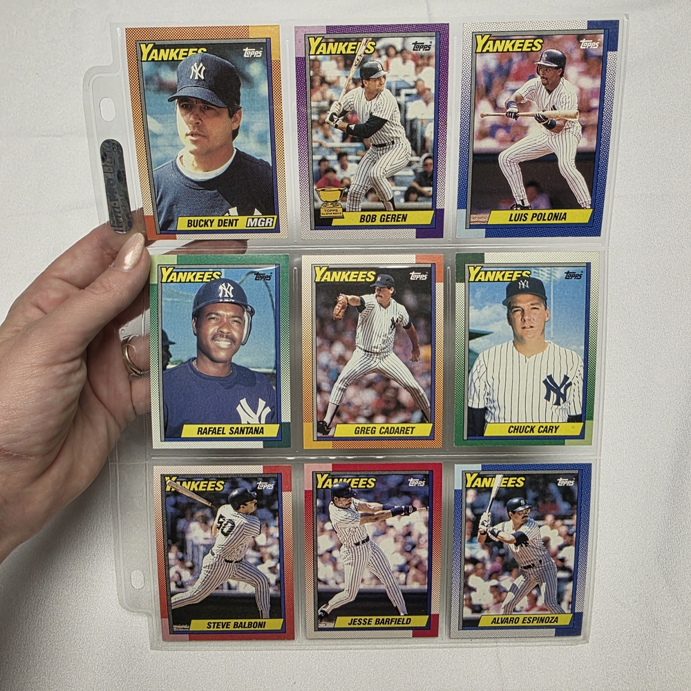 Topps Yankees Baseball Cards